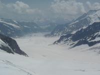 Aletschgletscher auf der Jungfrau 