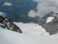 Blick von der Sphinx auf der Jungfrau 