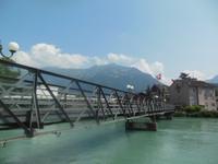 die Aare in Interlaken 