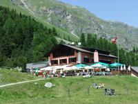 Das Gasthaus Roseggletscher