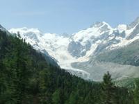 Blick zum Morteratschgletscher