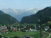 Während der Fahrt mit dem Glacier-Express