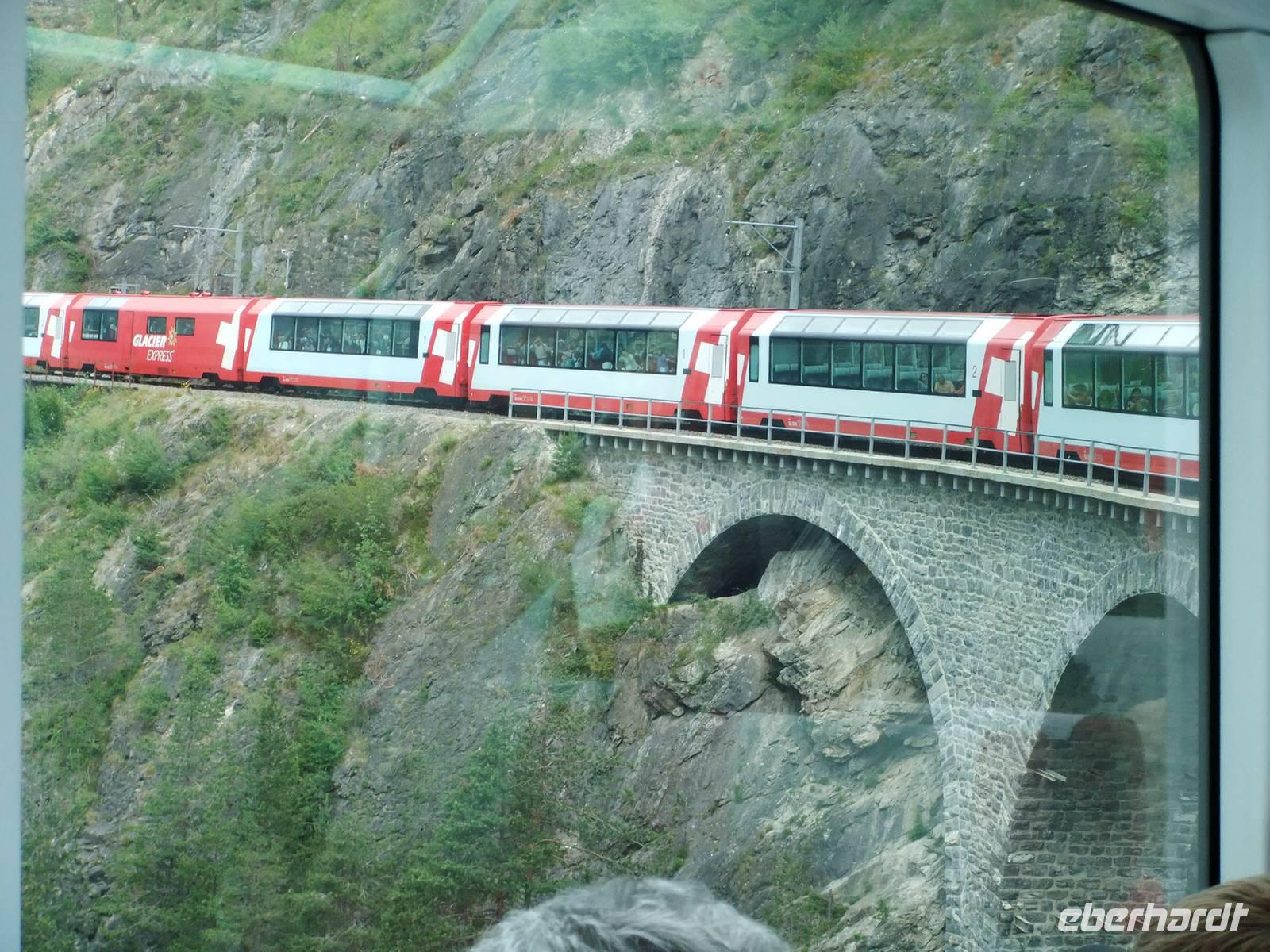 Auf dem Landwasserviadukt