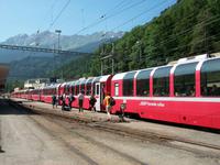 Fahrt mit dem Bernina- Express
