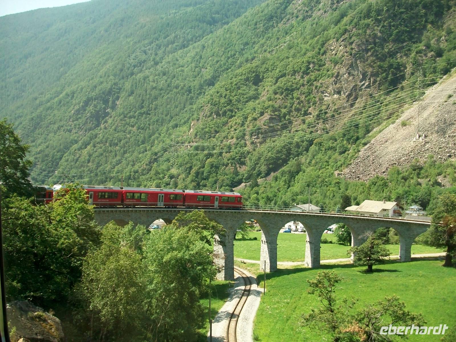 Fahrt mit dem Bernina- Express