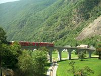 Fahrt mit dem Bernina- Express