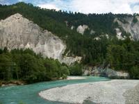 Fahrt mit dem Glacier- Express, Rheinschlucht