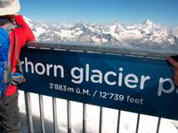 Auf dem Klein- Matterhorn