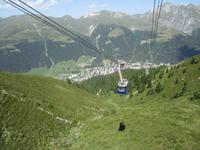 Fahrt mit der Jakobshornbahn