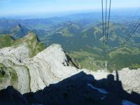 Rückfahrt vom Säntis auf die Schwägalp