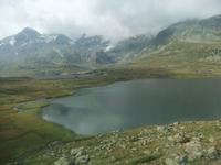 Der Schwarze See auf dem Berninapass...