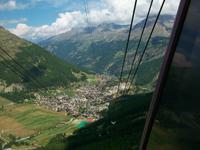 Blick nach Saas Fee