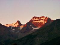 Alpenglühen in Saas Fee