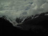 im Bernina Express vorbei am Morteratschgletscher 