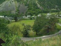 im Bernina Express --Kreisviadukt bei Brusio 