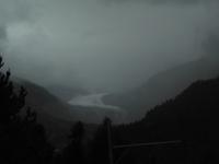 Morteratschgletscher im Nebel 