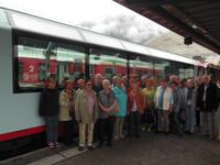 vor dem Glacier Express 