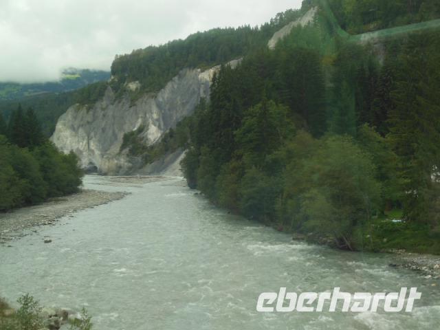 Rheinschlucht vom Glacier Express aus 