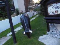 Hotel National in Zermatt und seine Kuh 
