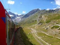 Fahrtimpressionen Bernina-Express