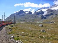 Fahrtimpressionen Bernina-Express