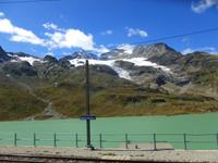 Fahrtimpressionen Bernina-Express (Ospizio Bernina)