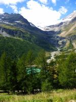 Fahrtimpressionen Bernina-Express (Piz Palü)