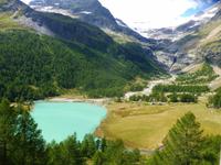 Fahrtimpressionen Bernina-Express (Palü-See)