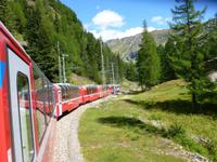 Fahrtimpressionen Bernina-Express
