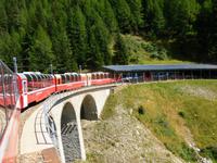 Fahrtimpressionen Bernina-Express