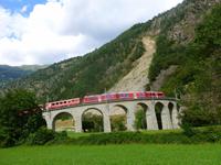 Fotostopp am Kreisviadukt von Brusio