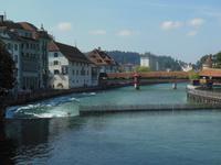 am Nadelwehr in Luzern 