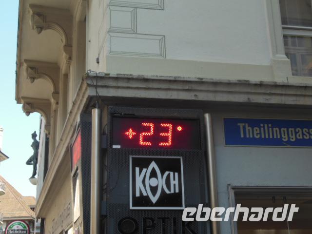 angenehme Temperaturen in Luzern 