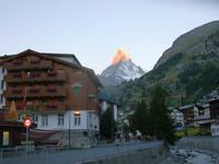 Sonnenaufgang in Zermatt