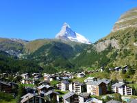Fahrtimpressionen mit der Gornergratbahn (Zermatt mit Matterhorn)