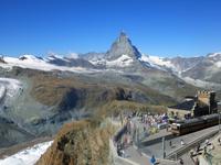 auf dem Gornergrat... (Blick zum Matterhorn)