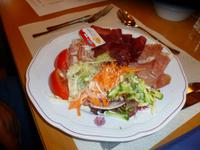 Abendessen auf Sunnegga