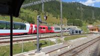 139 Fahrt mit der Furka-Dampfbahn - Glacier-Express in Oberwald