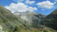 145 Fahrt über den Grimsel-Pass - Blick zum Furka-Pass