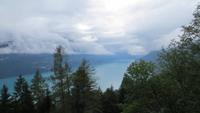 244 Fahrt mit der Brienzer Rothornbahn - Blick über den Brienzer See