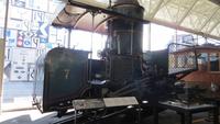 284 Besuch im Verkehrshaus der Schweiz - die Lok 7 der Rigi-Bahn mit Stehkessel