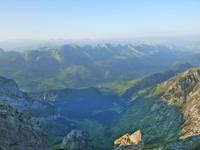 Blick vom Säntis auf die Churfürsten