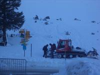 Fertigmachen zur Schneewanderung