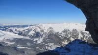 0023 Ausflug zum Jungfraujoch - Ausblick aus der Eiger-Wand