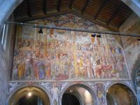 Kirche Santa Maria degli Angioli in Lugano (Freskengemälde von der Passion und Kreuzigung Christi - Meisterwerk von Bernardino Luini)