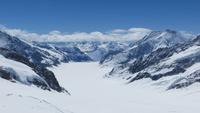 0280 Ausflug zum Jungfraujoch - Blick zum Aletschgletscher