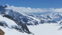0315 Ausflug zum Jungfraujoch - Plateau - Blick zum Aletschgletscher
