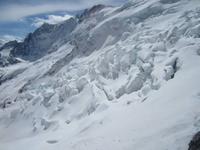 Fahrt zum Jungfraujoch, Blick zum Eismeer