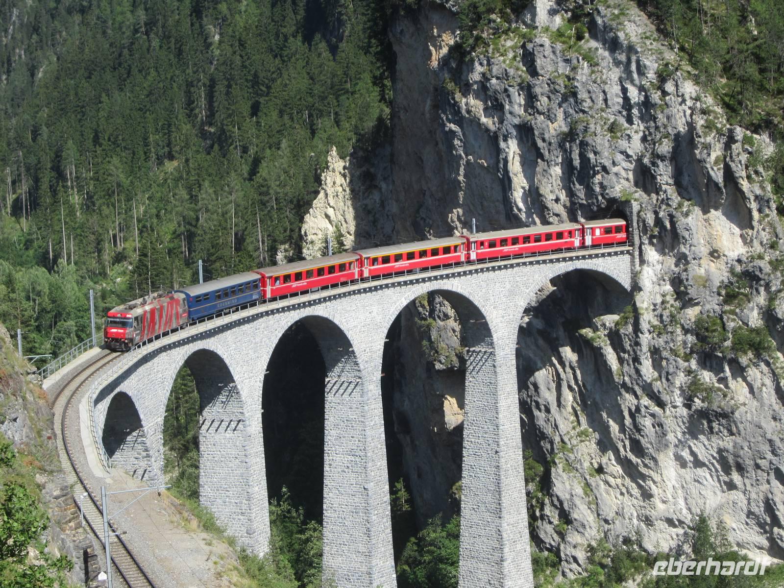Fotostopp am Landwasserviadukt