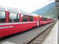 Bernina Express auf den Weg nach Tirano